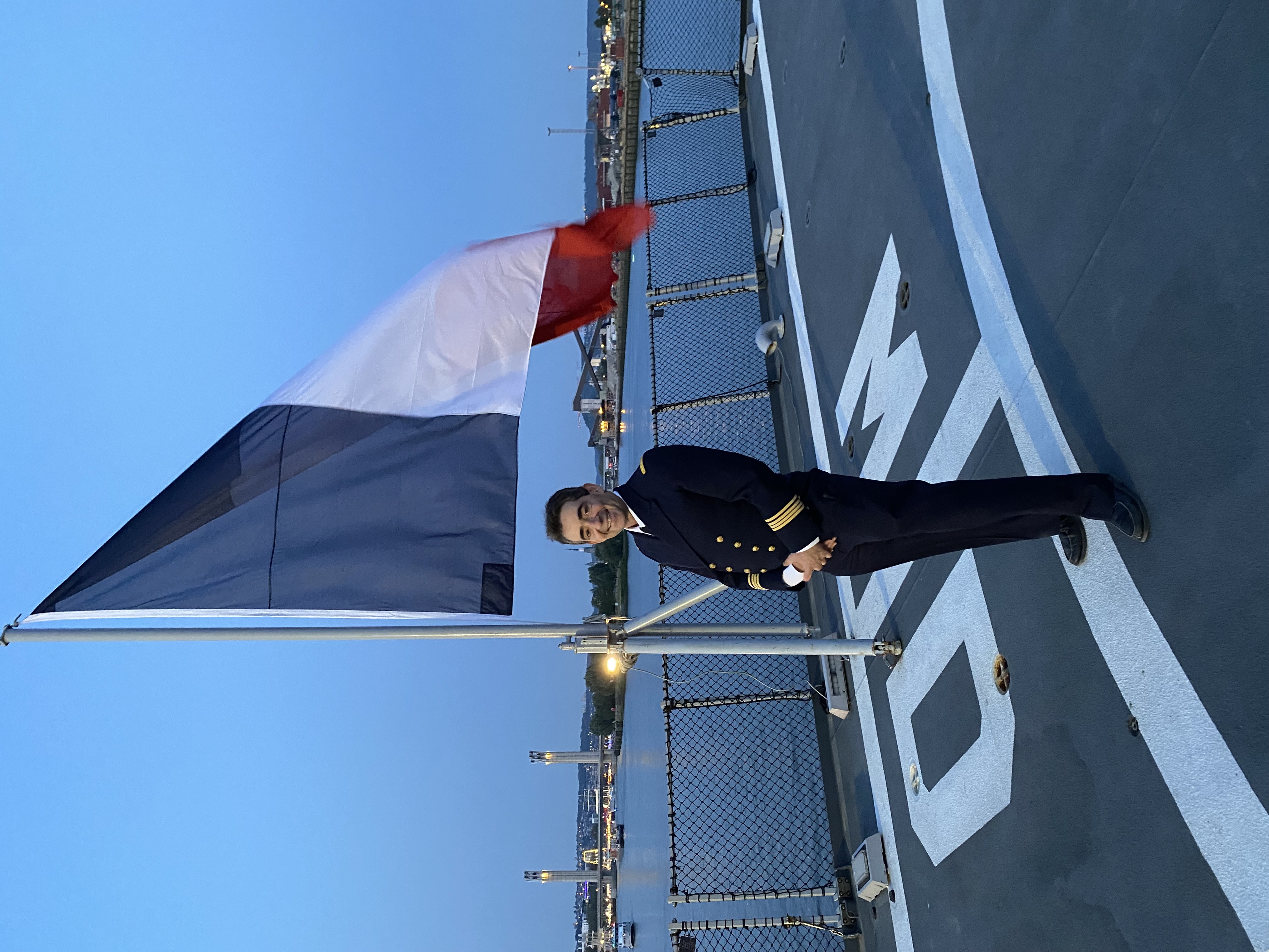 À l’Armada de Rouen, réserviste à bord de la frégate multimissions (FREMM) de Normandie