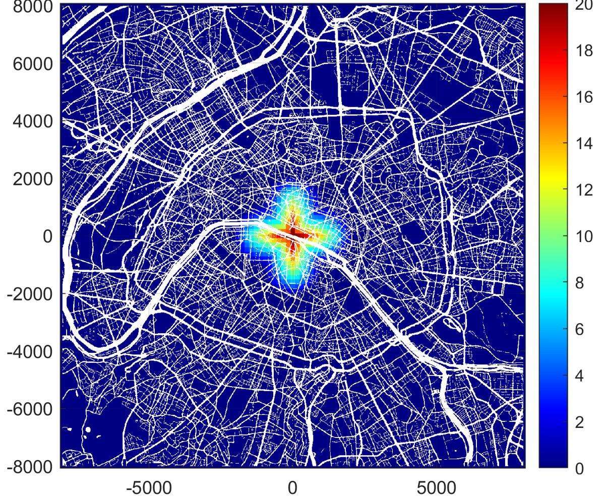 Avec chiffrement spatial : auto-brouille toutes les zones périphériques 