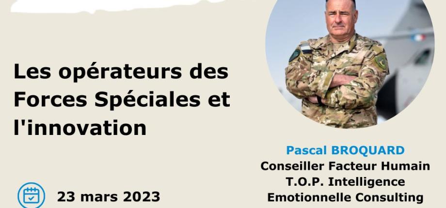 Les opérateurs des Forces Spéciales et l'innovation